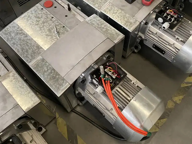 setup dry rotary vane pump