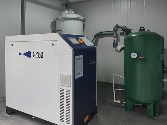 vacuum system, pre-filter, gas-liquid separator, vacuum tank, everblue