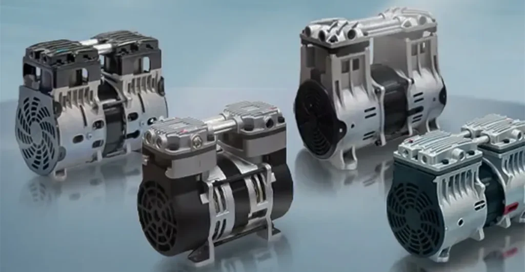Oil-free piston pumps