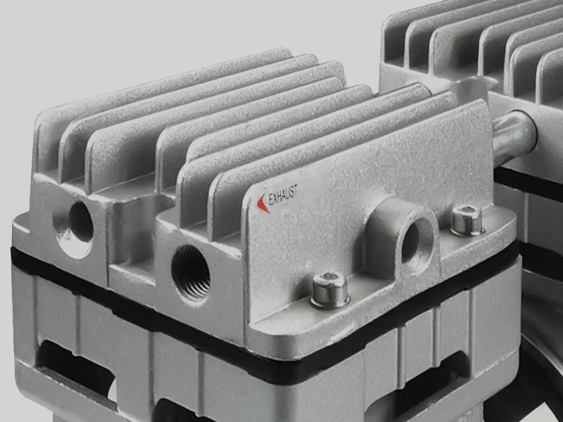 oil-free piston vacuum pump