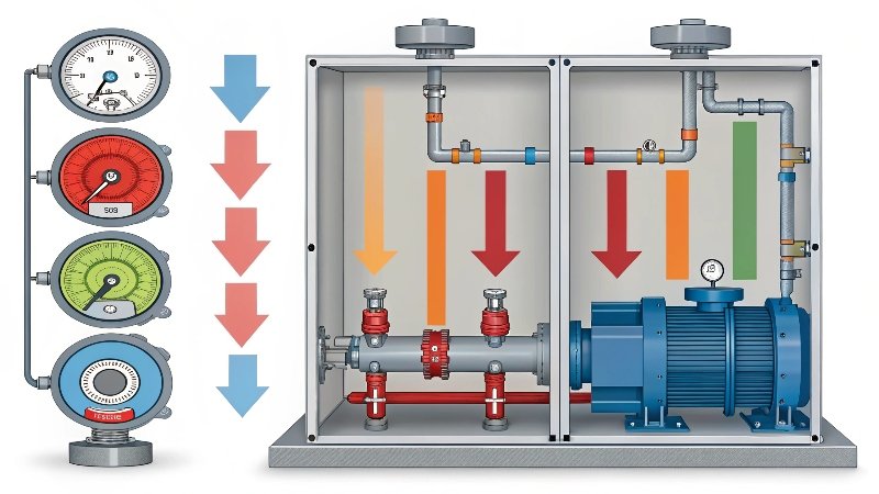 vacuum pump stages diagram