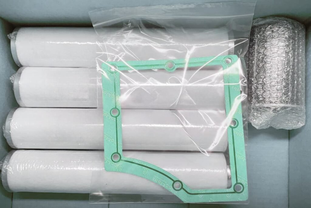 inspect the filters of vacuum pump