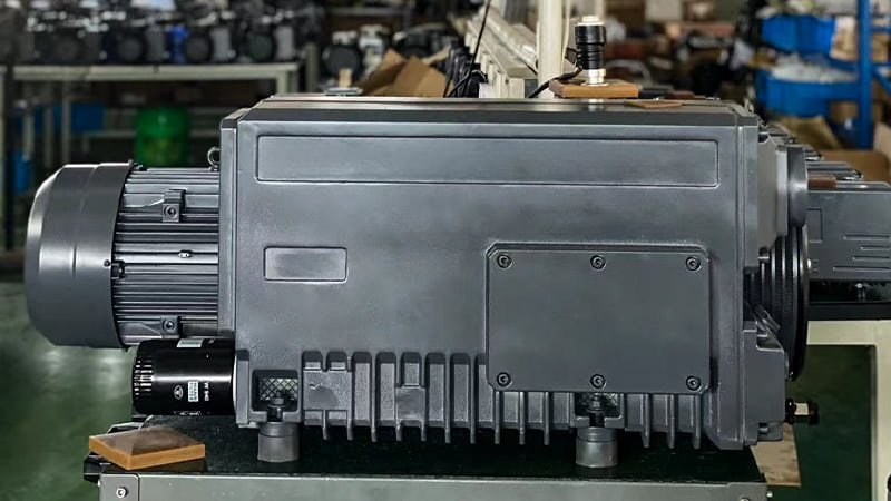 large vacuum pump for moisture removal